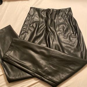 Aaron and Amber leather pants